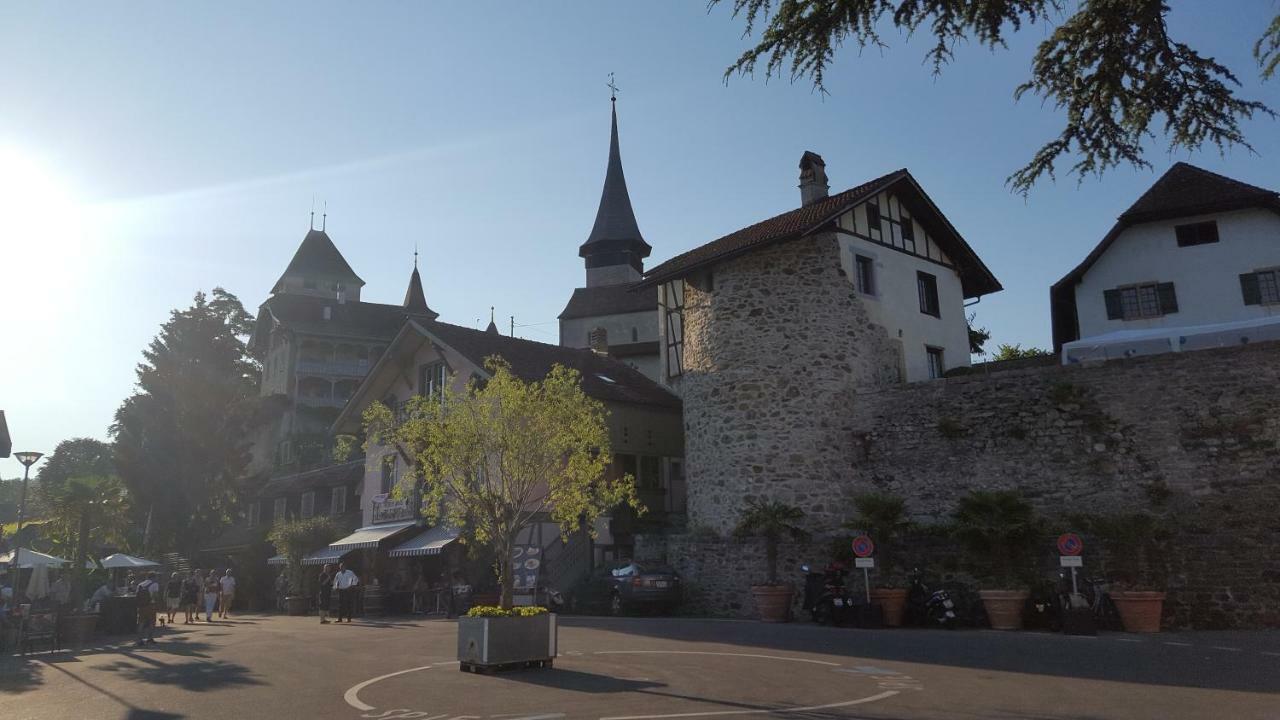 Ferienwohnung Ankerplatz Spiez Exterior photo