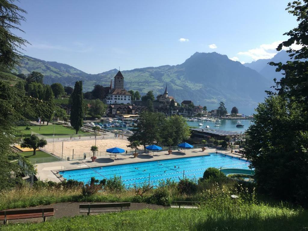 Ferienwohnung Ankerplatz Spiez Exterior photo